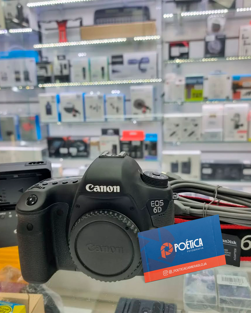 CAMERACANON 6D SEMINOVA CORPO