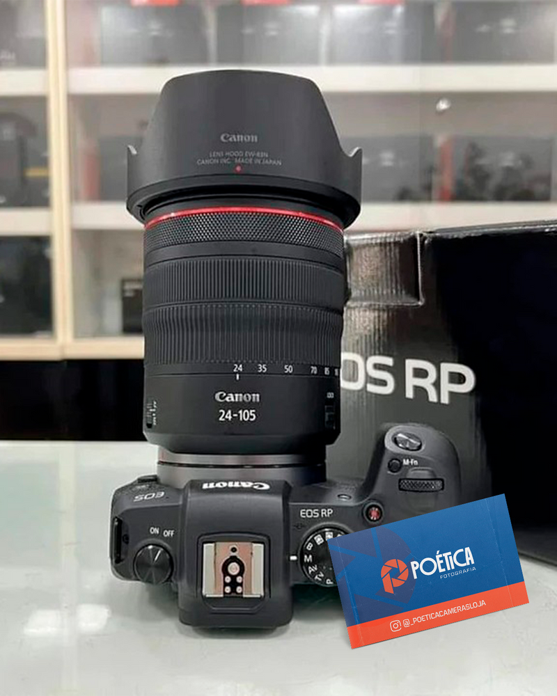 CAMERA EOS RP + LENTE RF 24-105mm f/4-7.1 IS STM