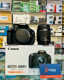 CAMERA CANON 600D + 18-55mm SEMINOVA COMPLETA!