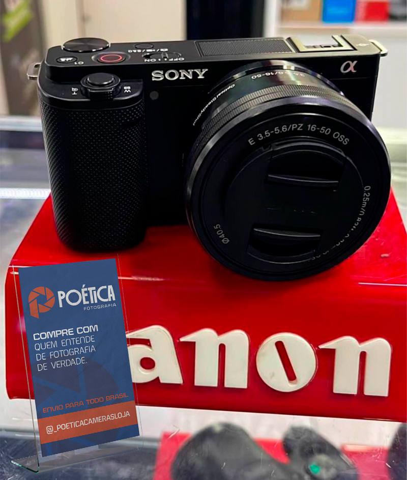 CAMERA SONY ZV-E10 + 16-50mm SEMINOVA