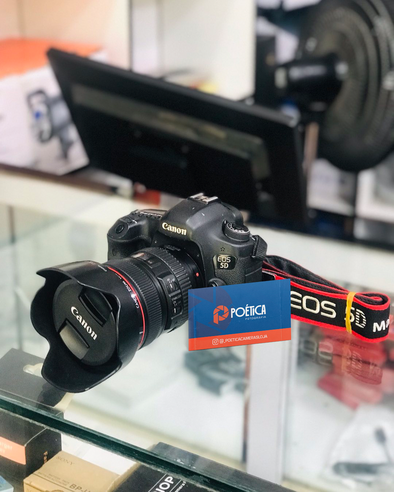 CAMERA CANON 5D MARK II + 24-70mm SEMINOVAS