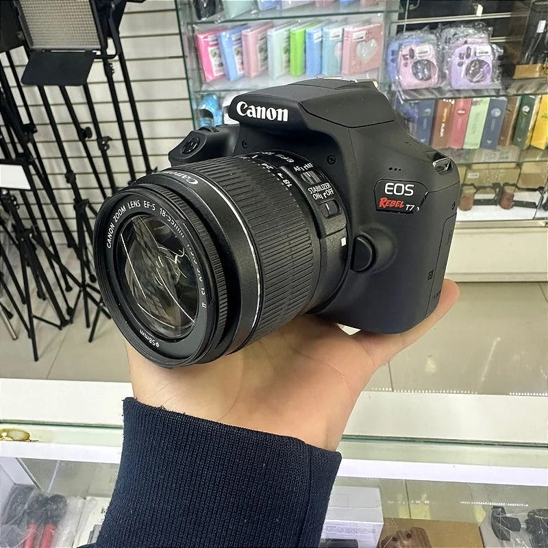 CAMERA CANON EOS REBEL T7 + 18-45mm SEMINOVA