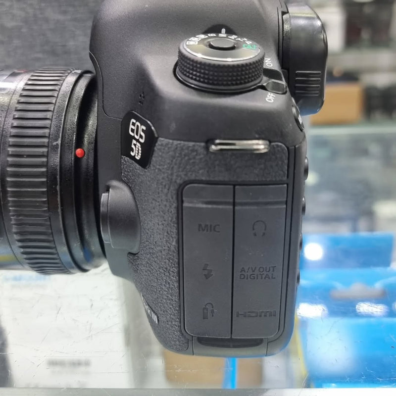 CAMERA CANON 5D MARK III +24-70mm EF SEMINOVAS