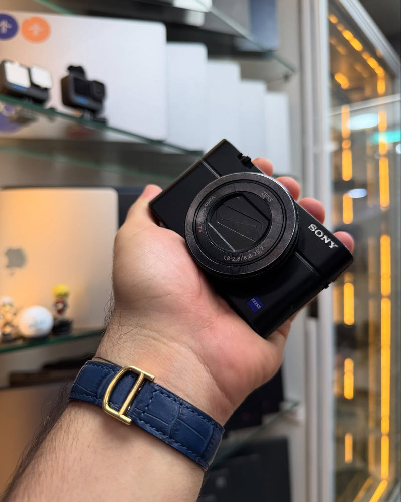 CAMERA SONY RX100 CORPO SEMINOVO COMPLETO!