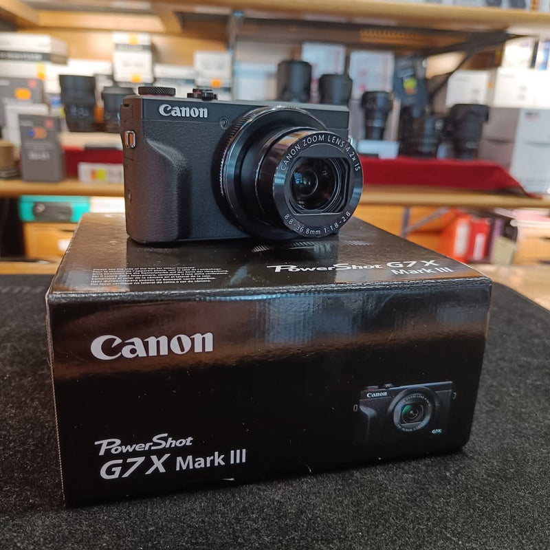CAMERA CANON G7X MARK III SEMINOVA COMPLETA