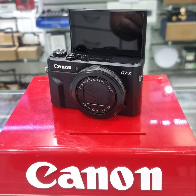 CAMERA CANON G7X MARK II SEMINOVA COMPLETA!