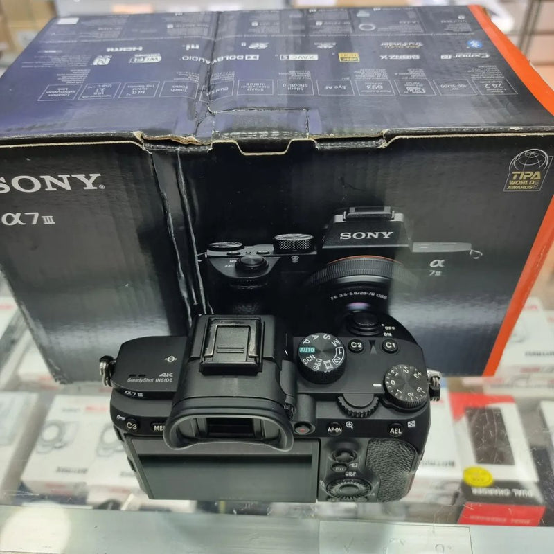 CAMERA SONY A7 III CORPO + CAIXA COMPLETA!